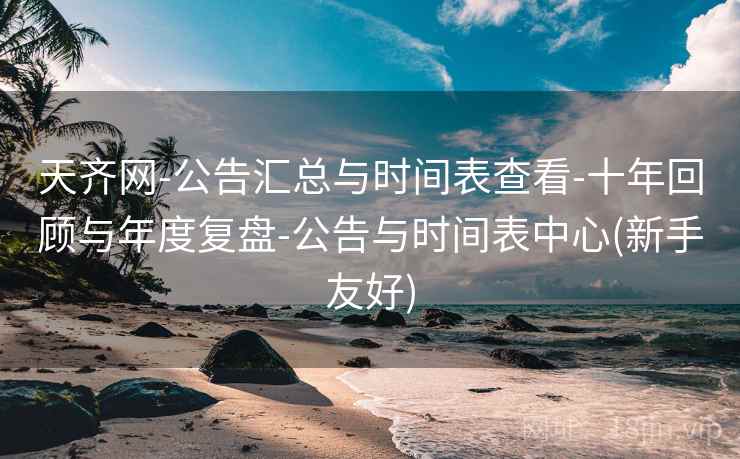 天齐网-公告汇总与时间表查看-十年回顾与年度复盘-公告与时间表中心(新手友好)